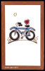 Red Bird on Blue Bike