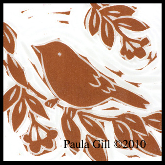 Songbird in cotoneatser