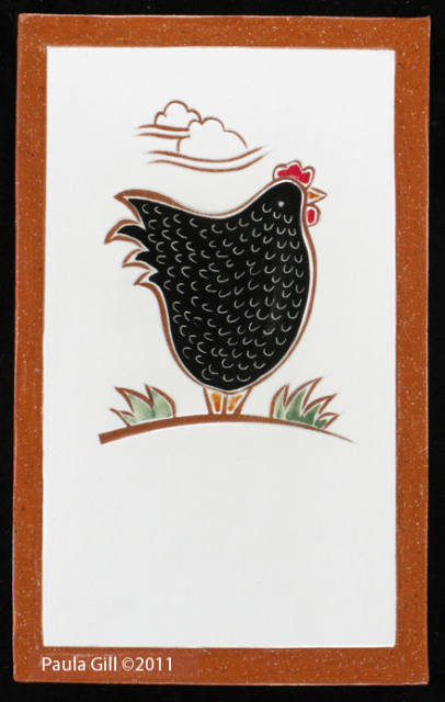 Black and White Chicken