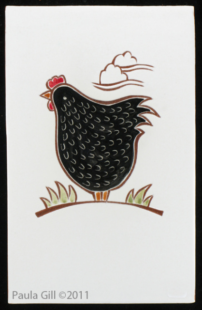 Black and White Chicken